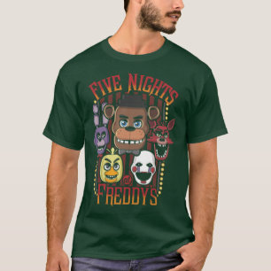 Camiseta Cinco Noches En La Pizzería De Freddys MultiPerson