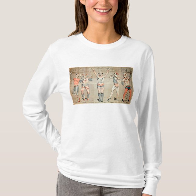 Camiseta Cinco payasos celebrados atados a las arenas (Anverso)