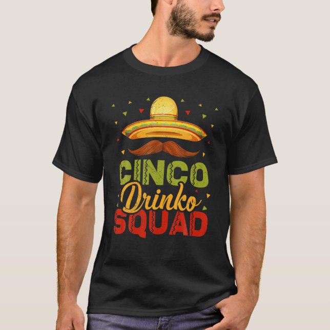 Camiseta Cinco peleas musicales de Drinko Cinco De Mayo (Anverso)