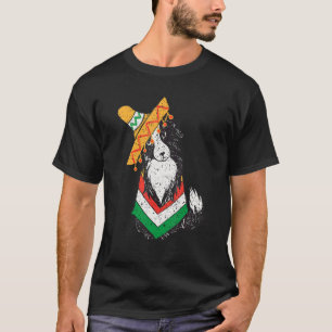 Camiseta Cinco Perros De Mayo Con Sombrero