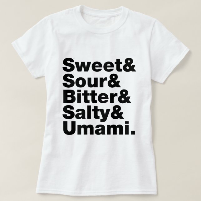 Camiseta Cinco pruebas básicas (Diseño del anverso)