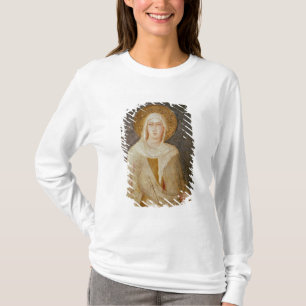 Camiseta Cinco santos, detalle de St. Clare