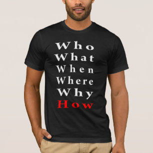 Camiseta Cinco w y cómo
