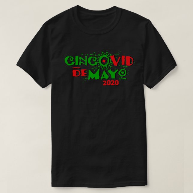 Camiseta CincoVID de Mayo 2020 (Diseño del anverso)