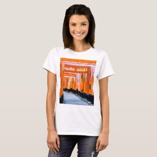 Camiseta Cincuenta sombras de naranja - Senbon Torii, Kyoto
