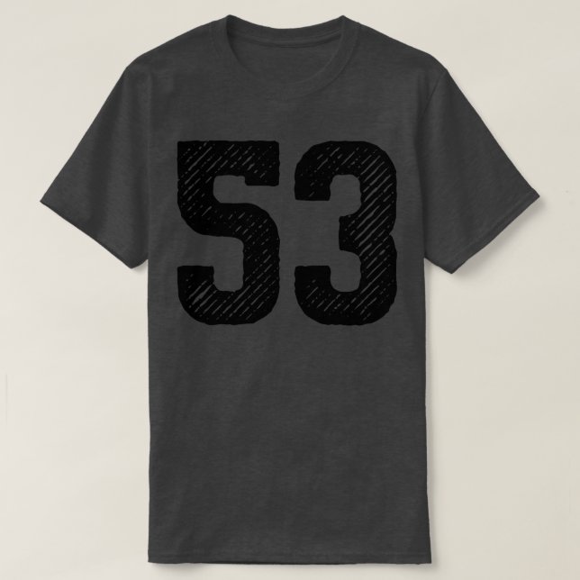 Camiseta Cincuenta Y Tres 53 1 (Diseño del anverso)
