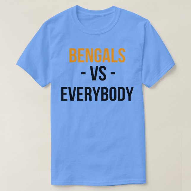 Camiseta Cincy Bengals Vs Todos (Diseño del anverso)