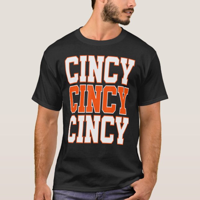 Camiseta CINCY 'NATI Cincinnati OH Pareja Familia T (Anverso)