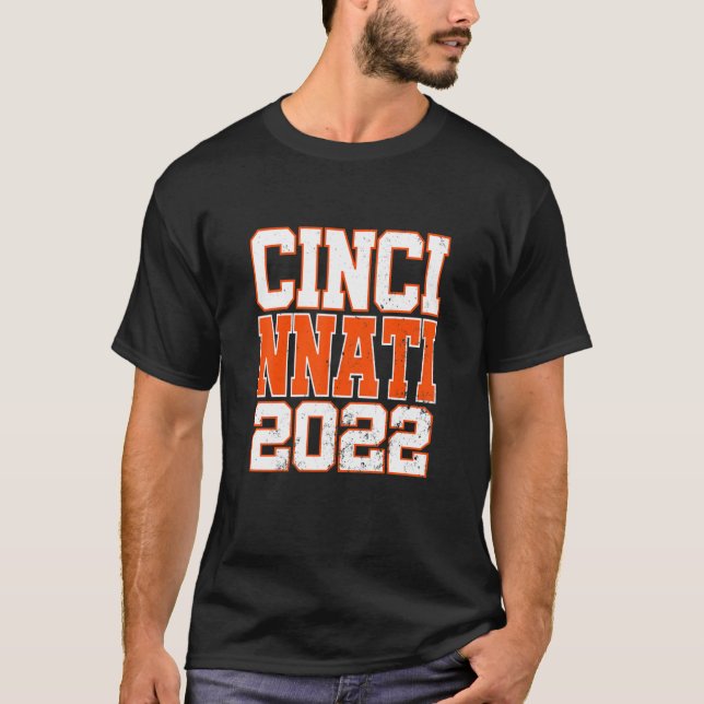 Camiseta Cincy 'nati Cincinnati Oh Pareja Familiar Pareja T (Anverso)