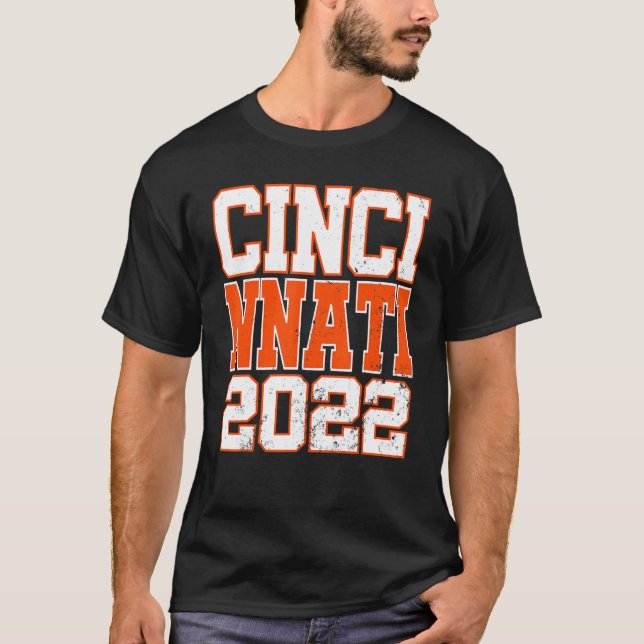 Camiseta Cincy 'nati Cincinnati Oh Pareja Familiar Pareja T (Anverso)