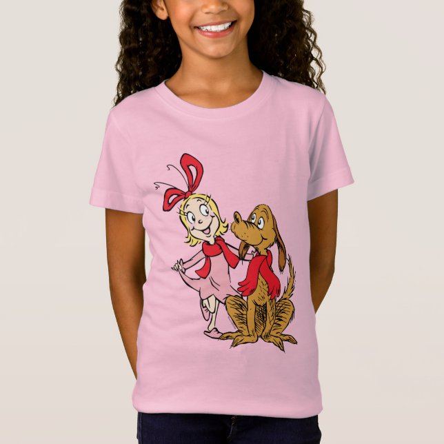 Camiseta Cindy Lou Who and Max the Dog (Anverso)