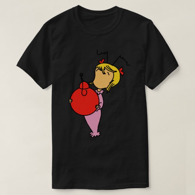 Camiseta Cindy Lou Who Pegatina (Diseño del anverso)
