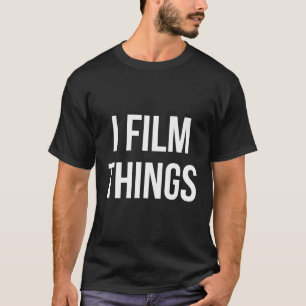 Camiseta Cine Cosas Cámara De Videografos