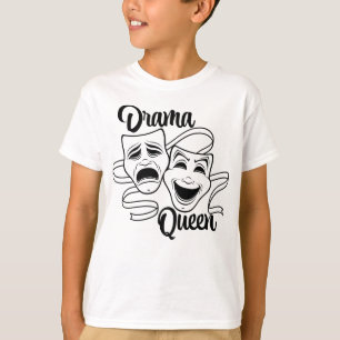 Camiseta Cine De Comedia Y Tragedia Enmascara Drama Reina N