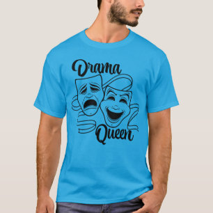Camiseta Cine De Comedia Y Tragedia Enmascara Drama Reina N