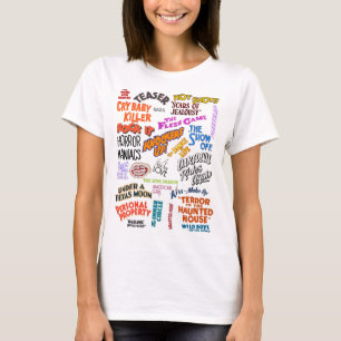 Camiseta Cine de época Citas frases de texto