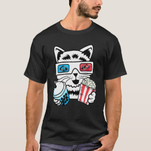 Camiseta Cine de Gatos Cinéfilo