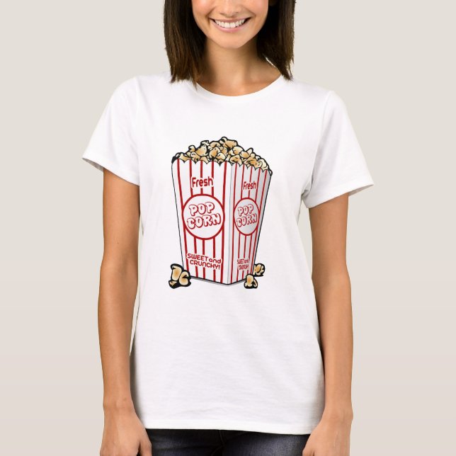 Camiseta cine de popcorn (Anverso)