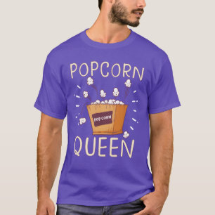 Camiseta Cine de visionado de películas palomitas de binge 