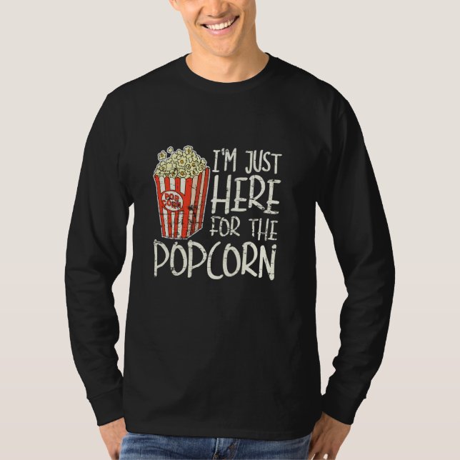 Camiseta Cine divertido Comida Popcorn Lover Popcorn (Anverso)