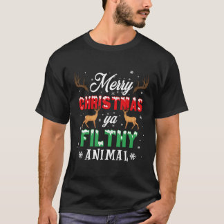 Camiseta Cine Gracioso Solo En Casa. Feliz Navidad.