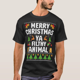 Camiseta Cine Gracioso Solo En Casa. Feliz Navidad.