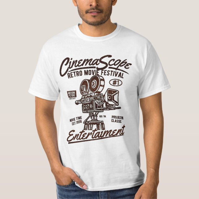 Camiseta Cine retroScope (Anverso)