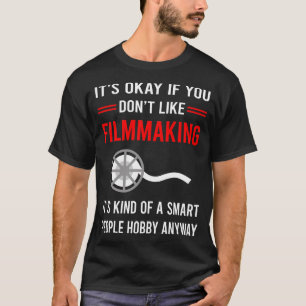 Camiseta Cineasta Cineasta De Cine De Personas Inteligentes