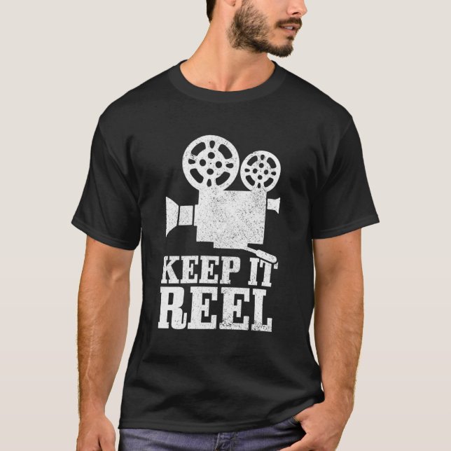 Camiseta Cineasta De Cámara De Cine Del Director De Cine Ke (Anverso)
