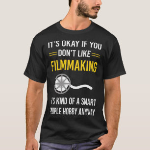 Camiseta Cineasta De Cine De Gente Inteligente