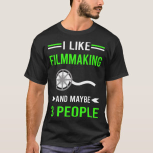 Camiseta Cineasta de Cine de Green 3 People
