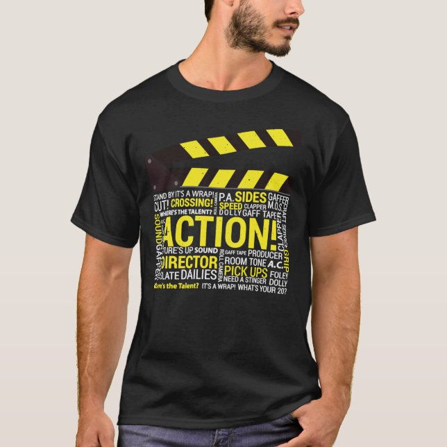Camiseta Cineasta Director Estudiantil Cinematógrafo Fi (Anverso)
