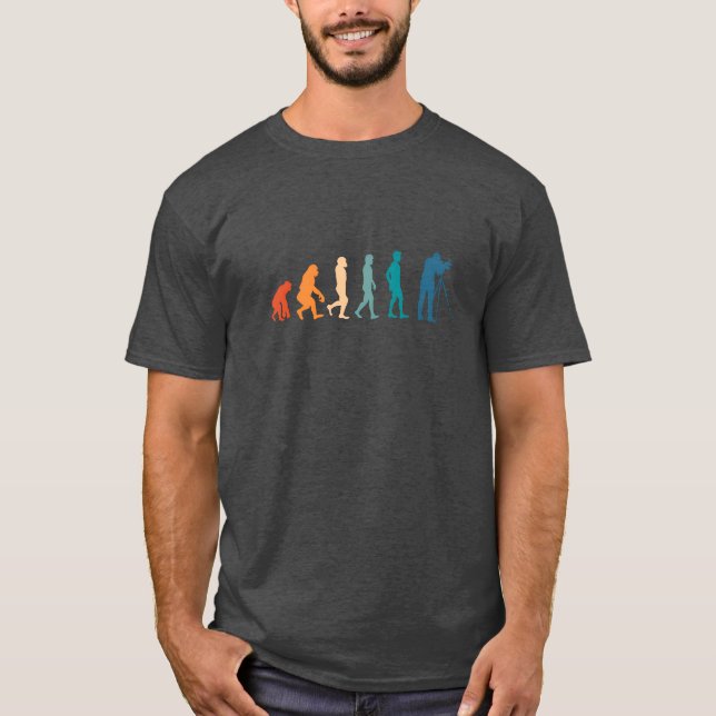 Camiseta Cineasta Evolution Vintage (Anverso)