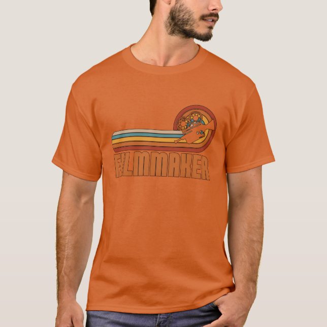 Camiseta Cineasta Retro Cinematográgrafo Cámara (Anverso)