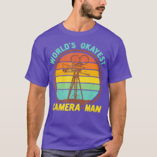 Camiseta Cineasta Retro Funny del Camarero más Oficioso del