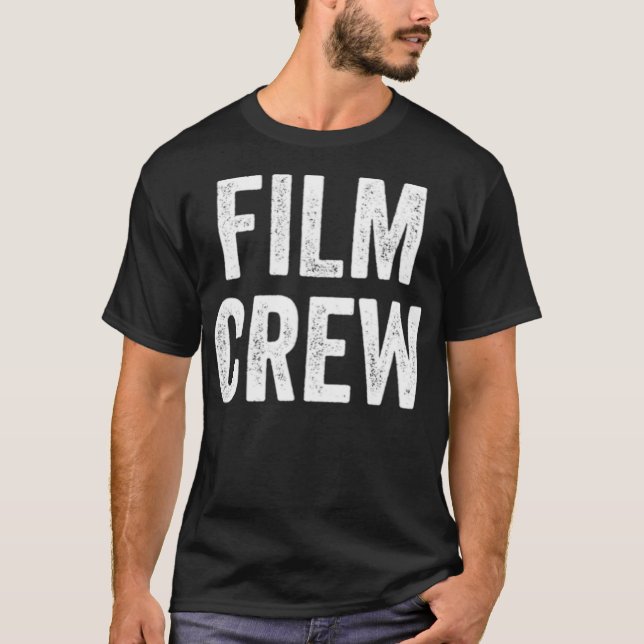 Camiseta Cineasta Team Film Crew Movie Director Productor  (Anverso)
