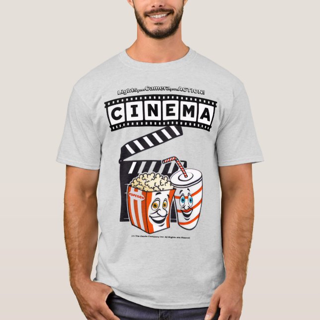 Camiseta *[CINEMA]* Cartel con logotipo y gráfico (Anverso)