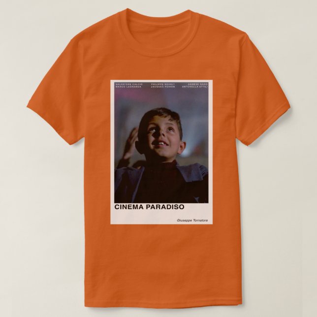 Camiseta Cinema Paradiso (Diseño del anverso)