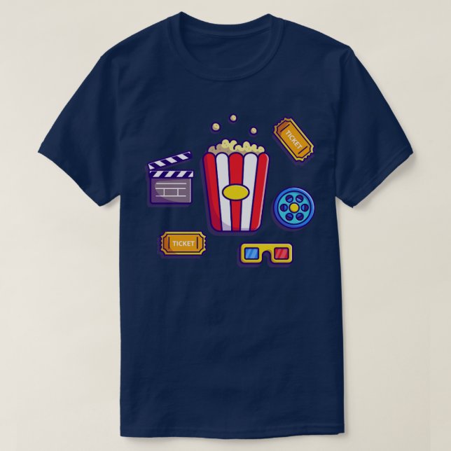 Camiseta Cinema Set (Diseño del anverso)