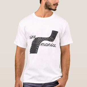 Camiseta Cinemaniac con la tira de la película