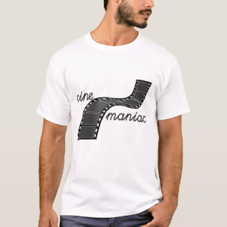 Camiseta Cinemaniac con la tira de la película
