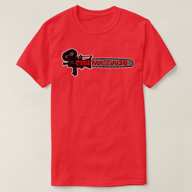 Camiseta Cinemassacre Vintage Chainsaw (Diseño del anverso)