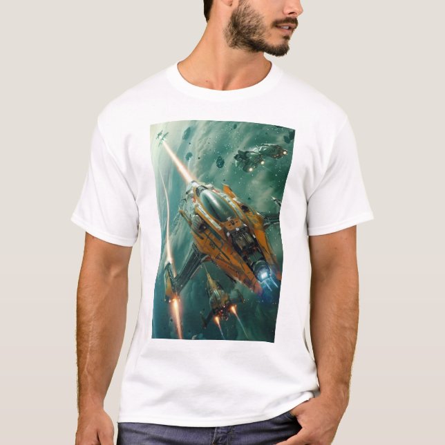 Camiseta cinemática de fotografía de ángulo ultra  (Anverso)