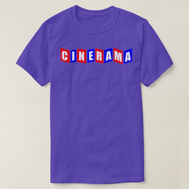Camiseta Cinerama (Diseño del anverso)