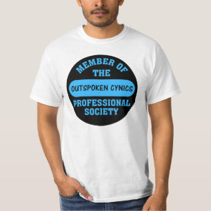 Camiseta Cínico abierto certificado profesionalmente para 