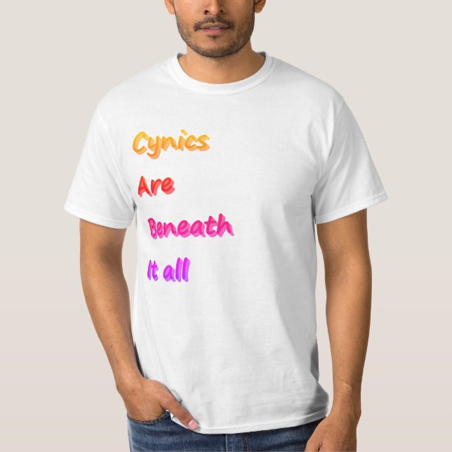 Camiseta Cínicos (Anverso)