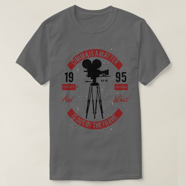 Camiseta Cinima Framing Saying (Diseño del anverso)