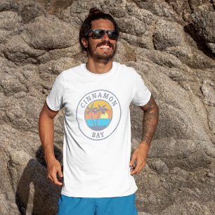 Camiseta Cinnamon Bay, St John, Usvi Faded Classic Style