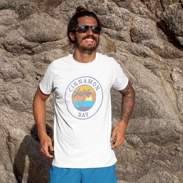 Camiseta Cinnamon Bay, St John, Usvi Faded Classic Style (Subido por el creador)