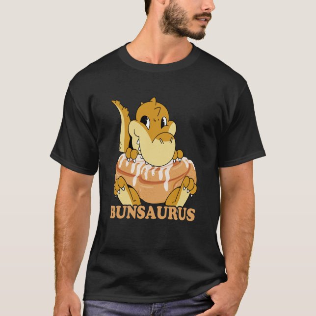 Camiseta Cinnamon Bun Dinosaur Sweet Pastry Dino Cinnamon R (Anverso)